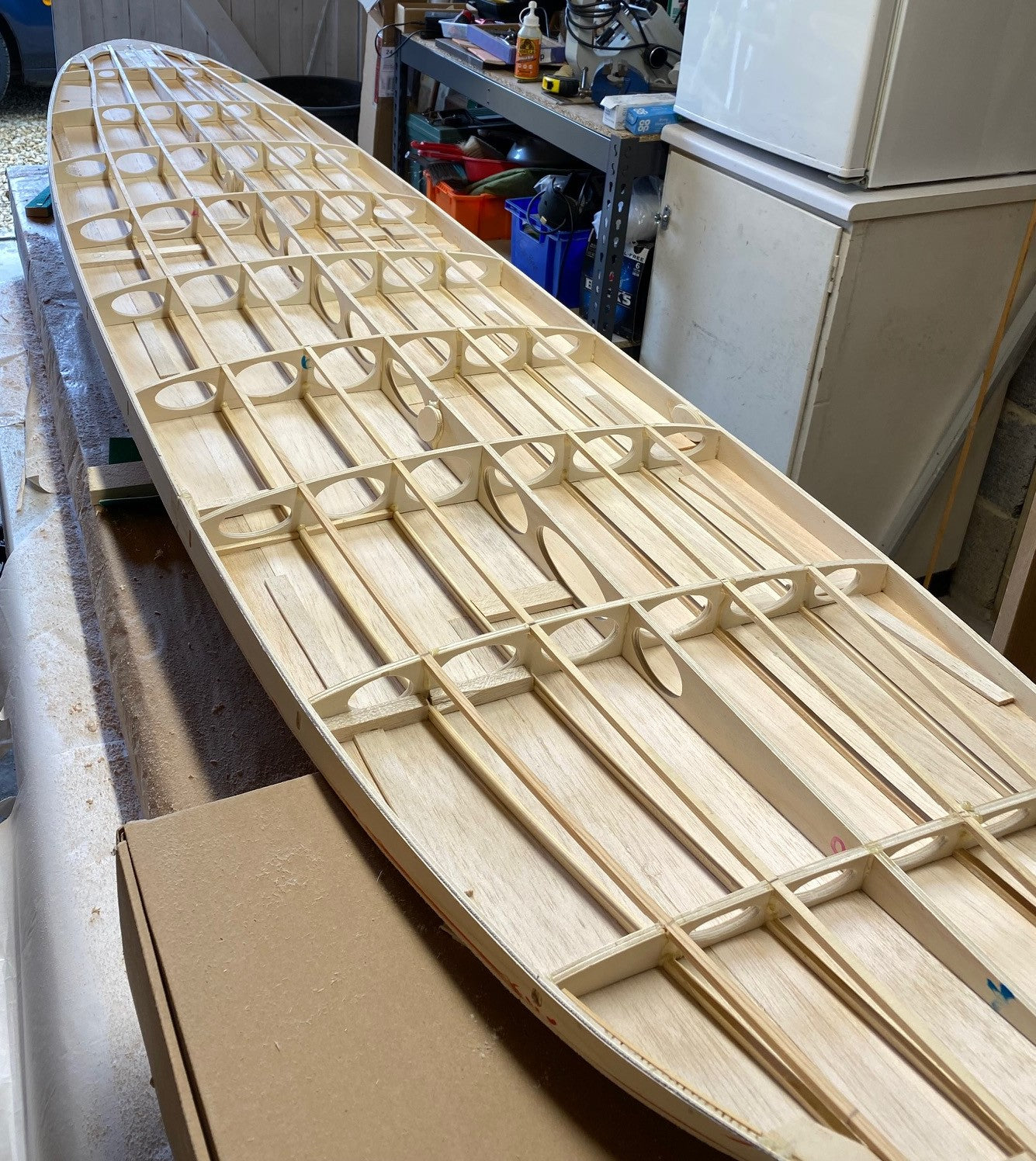 Mini Mal DIY Wooden Surfboard Kit. 7'9, 22", 57 Litre